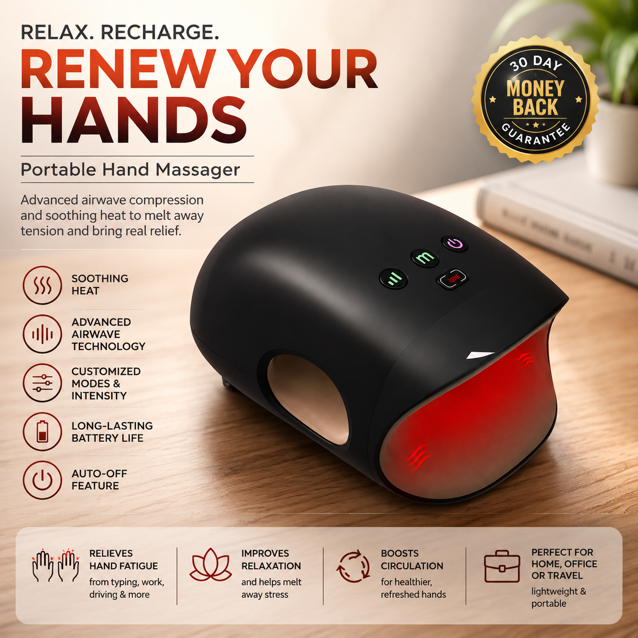 Portable Hand Massager